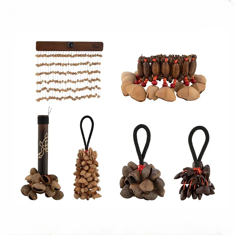 Musical Instrument Africa - Fruit Shell Rattle Nut Wind Ring