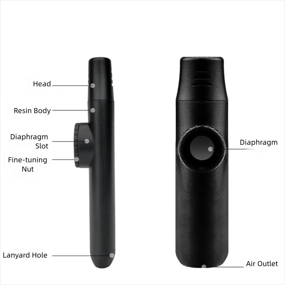 Musical Instrument Easy To Learn For Adults - Funny Portable Mini Kazoo Flute Lightweight