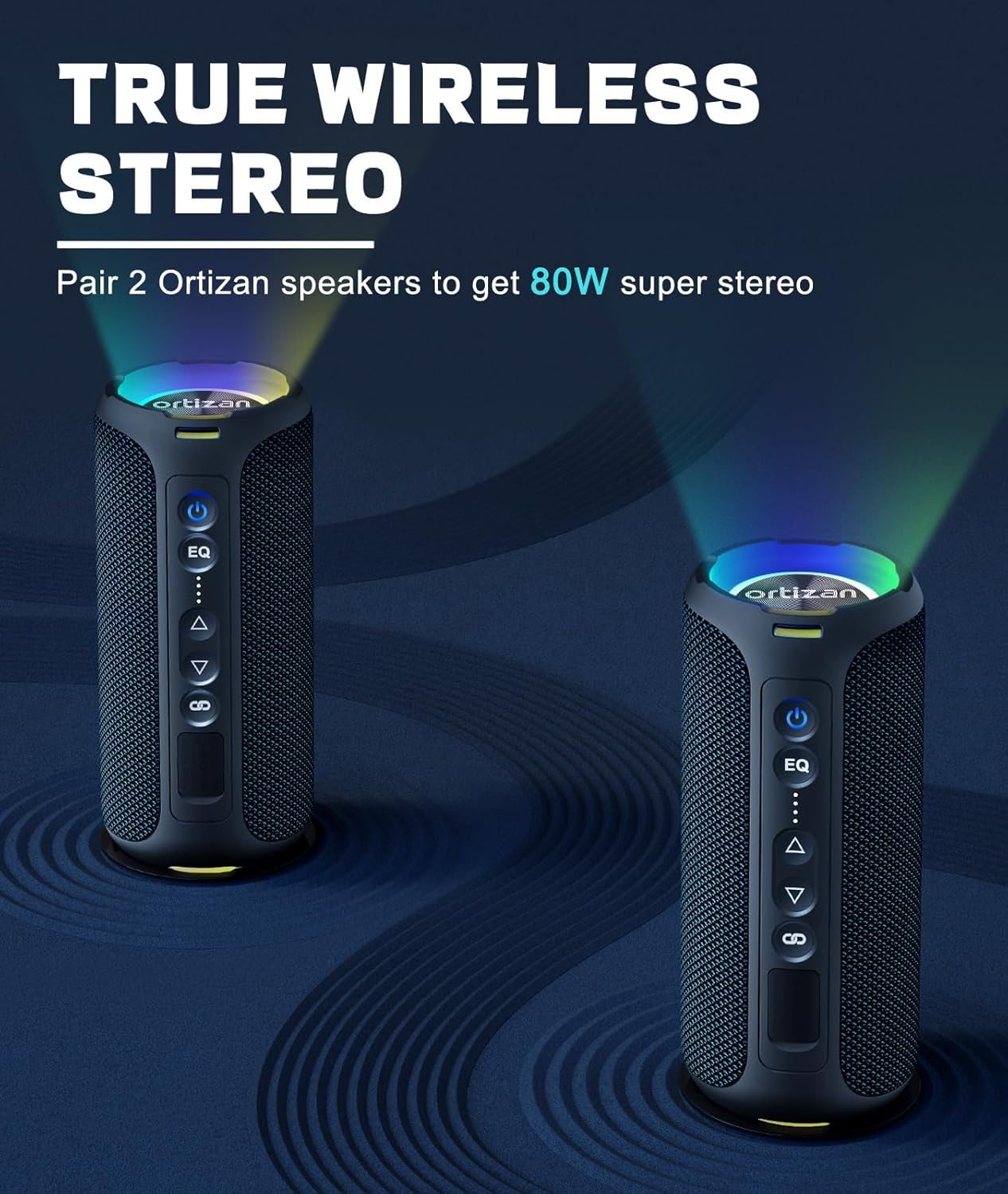 Ortizan Bluetooth Speakers 40W - đánh giá và giá Musical Instrument Vector