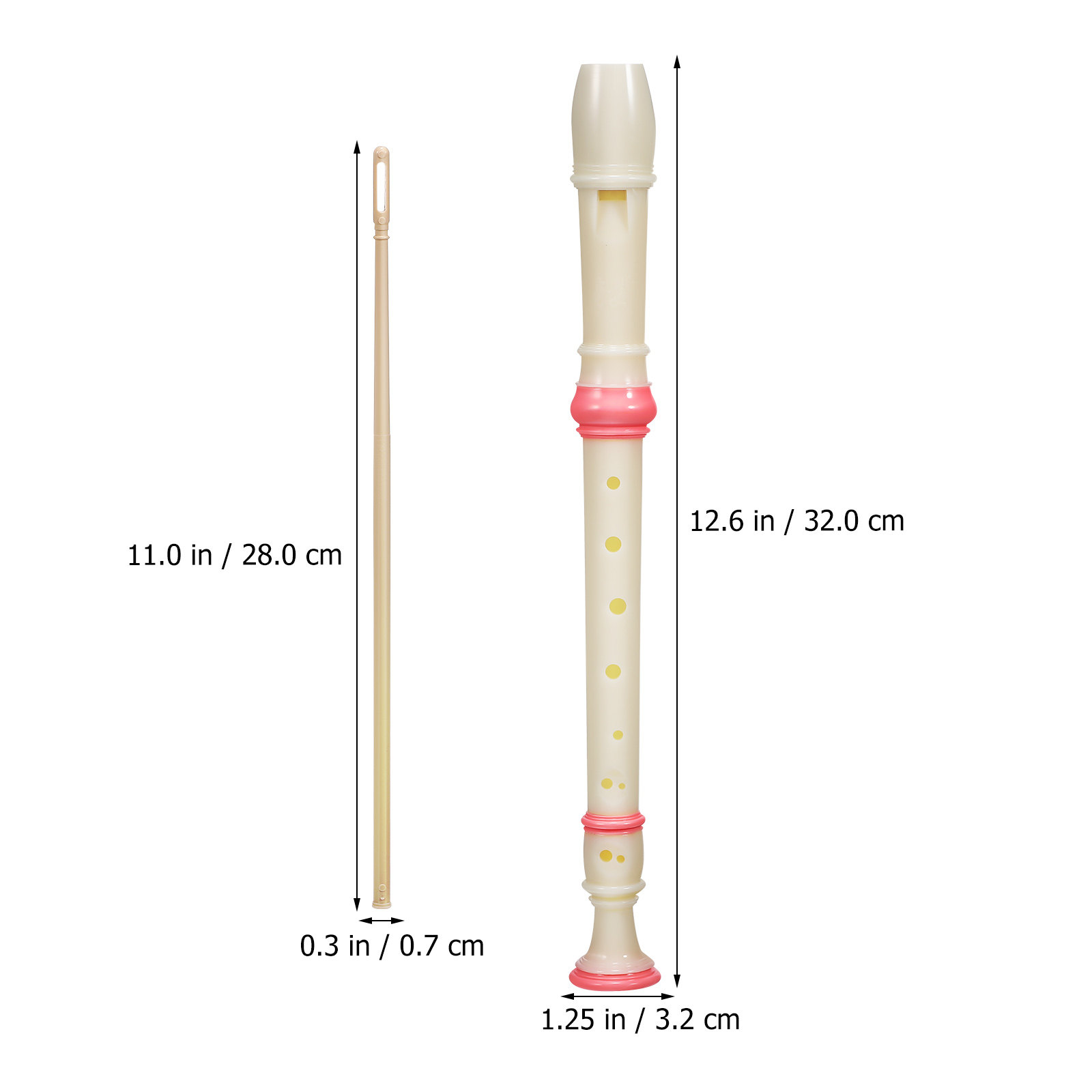 2Pcs Beginner Soprano Recorder - đánh giá và giá Soprano Recorder Plastic