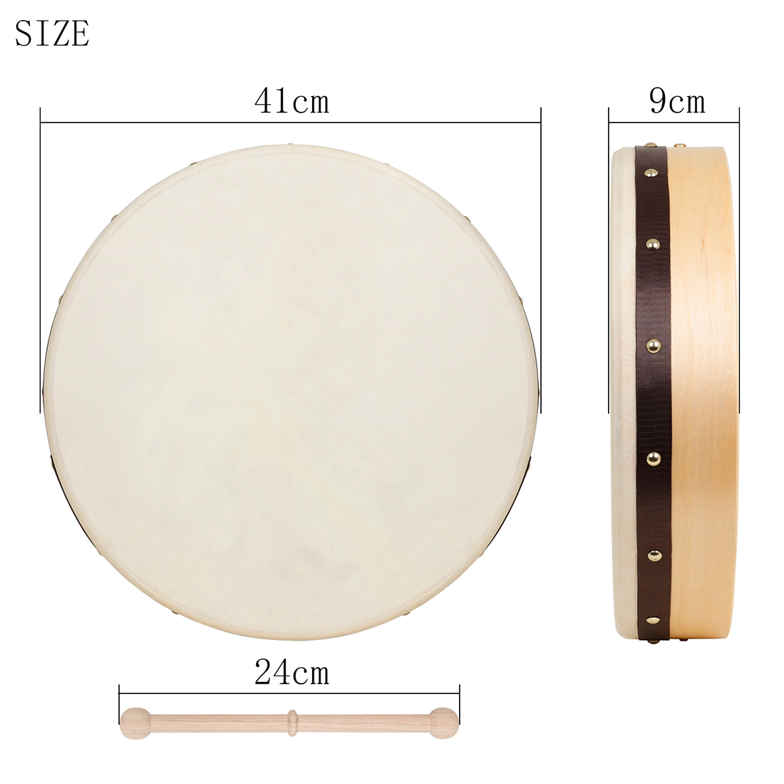 Irish Bodhran Frame Drum with  - đánh giá và giá Frame Drum Goat Skin