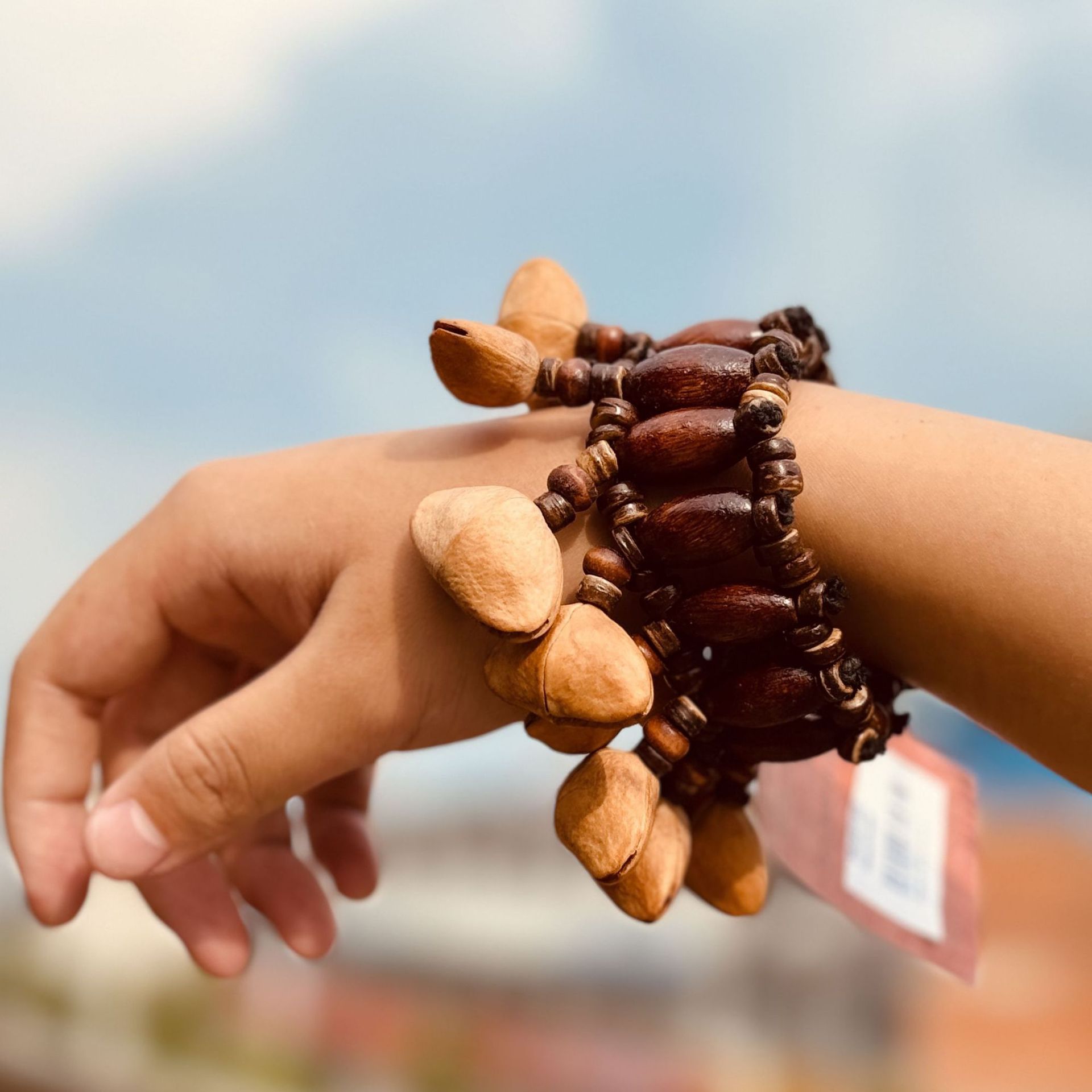 Natural Fruit Shell Bracelet A - đánh giá và giá Musical Instrument Africa
