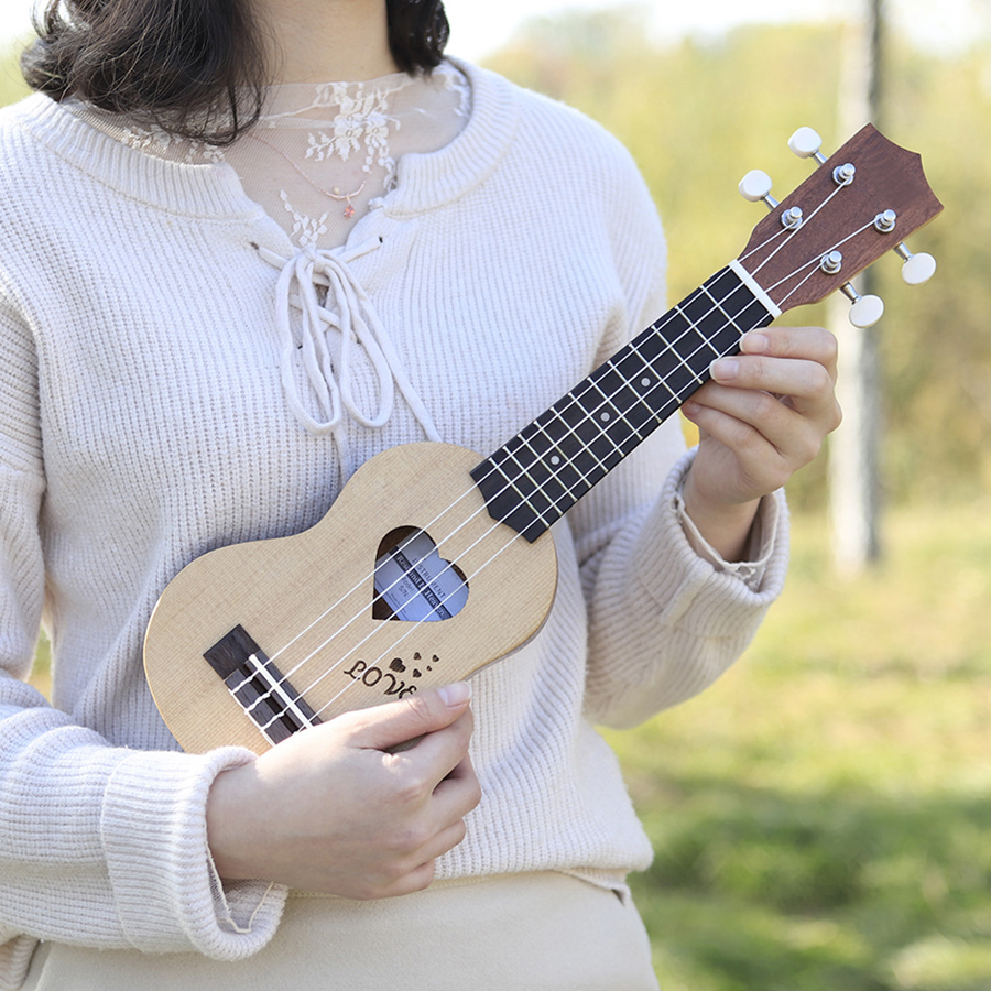 IRIN 17 Inch Ukulele Spruce Wo - đánh giá và giá Musical Instrument Hawaiian