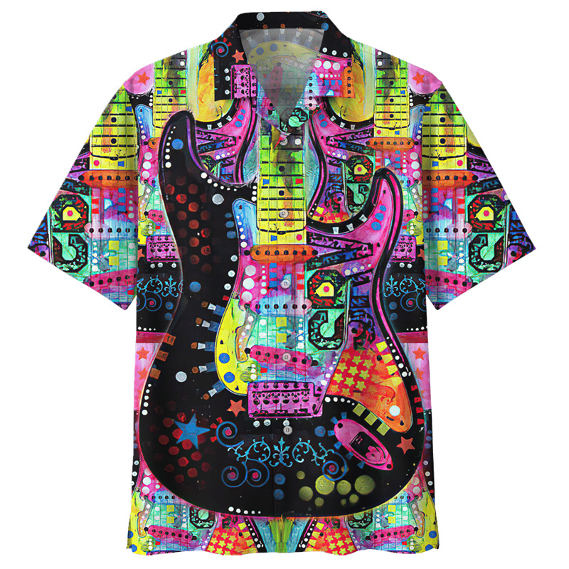 Colorful Guitar Pattern Hawaii - đánh giá và giá Musical Instrument Hawaiian