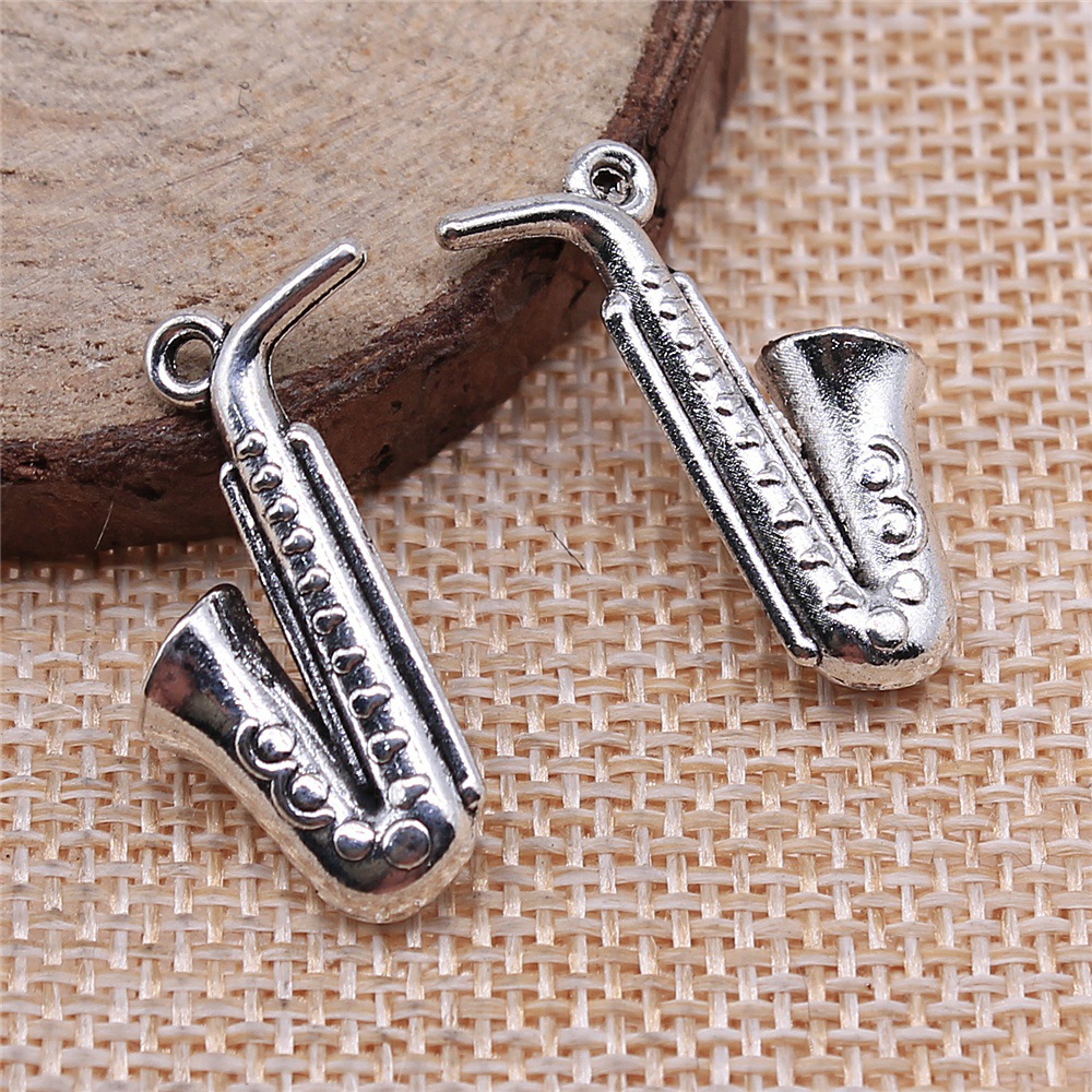 20pcs 26x21mm(1.02x0.83inch) A - đánh giá và giá Musical Instrument Saxophone