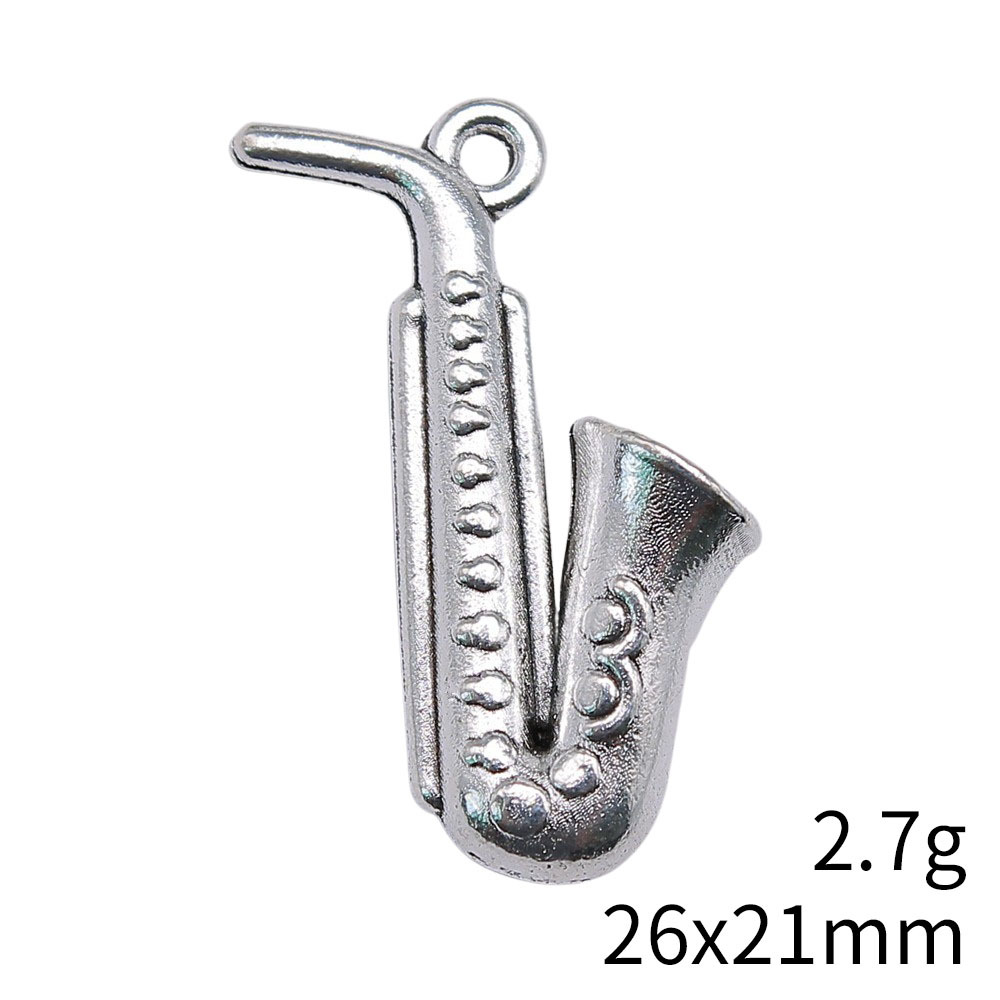 20pcs 26x21mm(1.02x0.83inch) A - đánh giá và giá Musical Instrument Saxophone