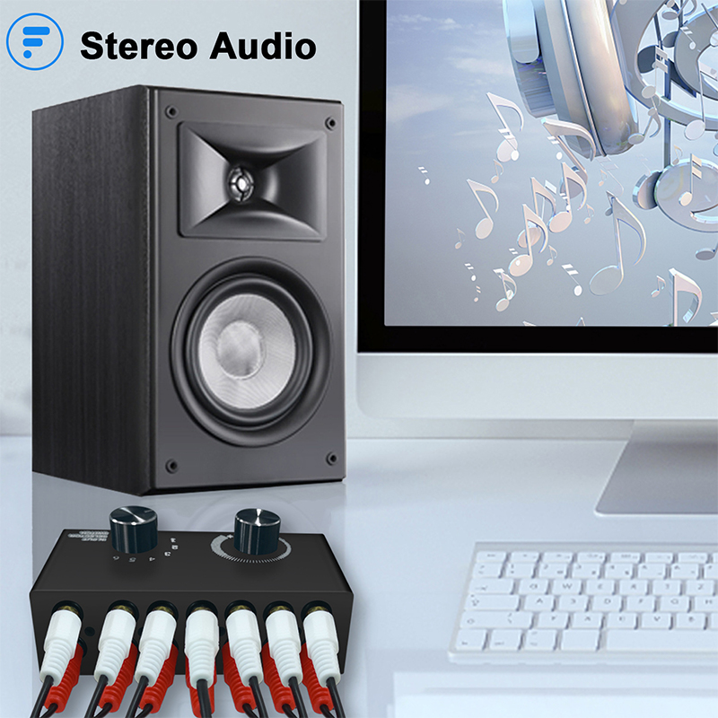 6 Way Audio Switcher Selector  - đánh giá và giá Musical Instrument Vector