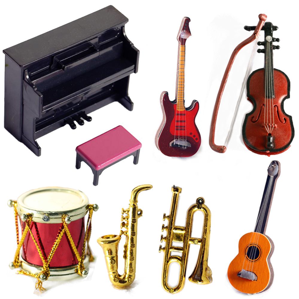 Thu Nhỏ Búp Bê Dụng Cụ Âm Nhạc - đánh giá và giá Musical Instrument Saxophone