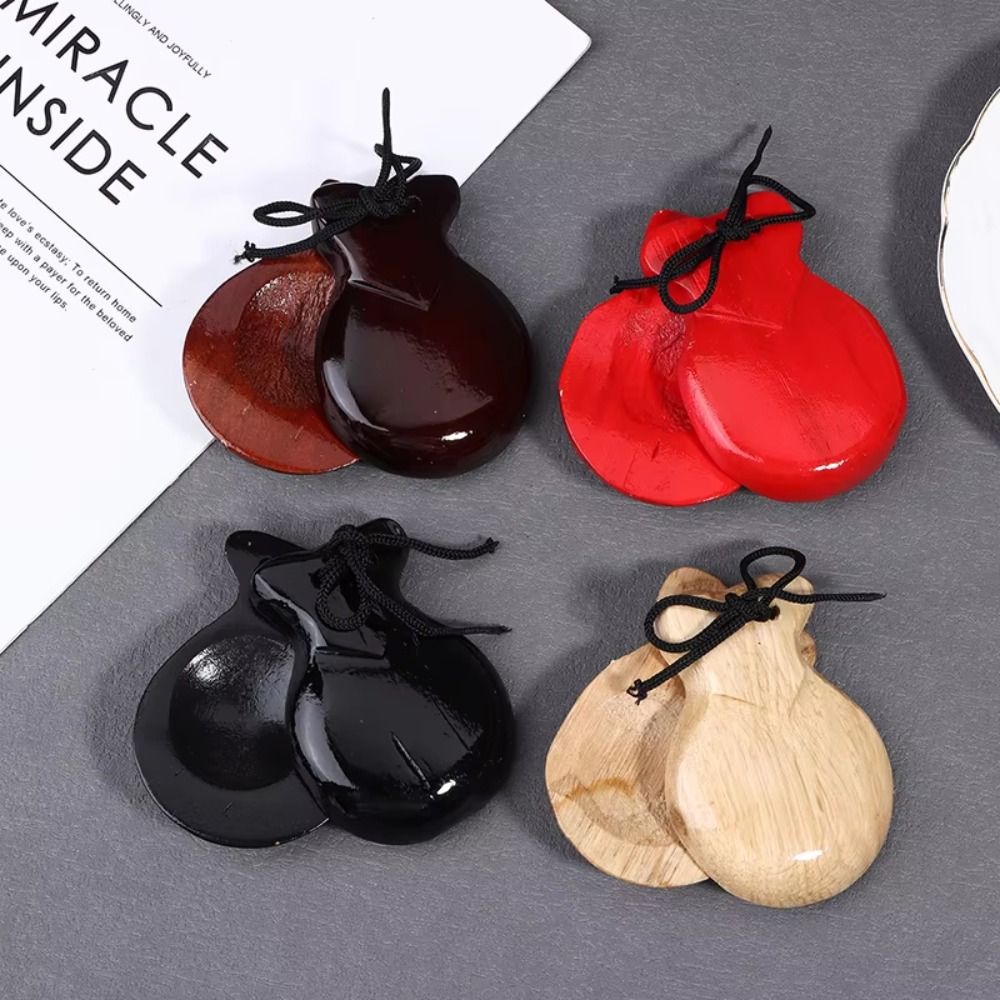 Orff Percussion Wood Castanets - đánh giá và giá Castanet Flamenco