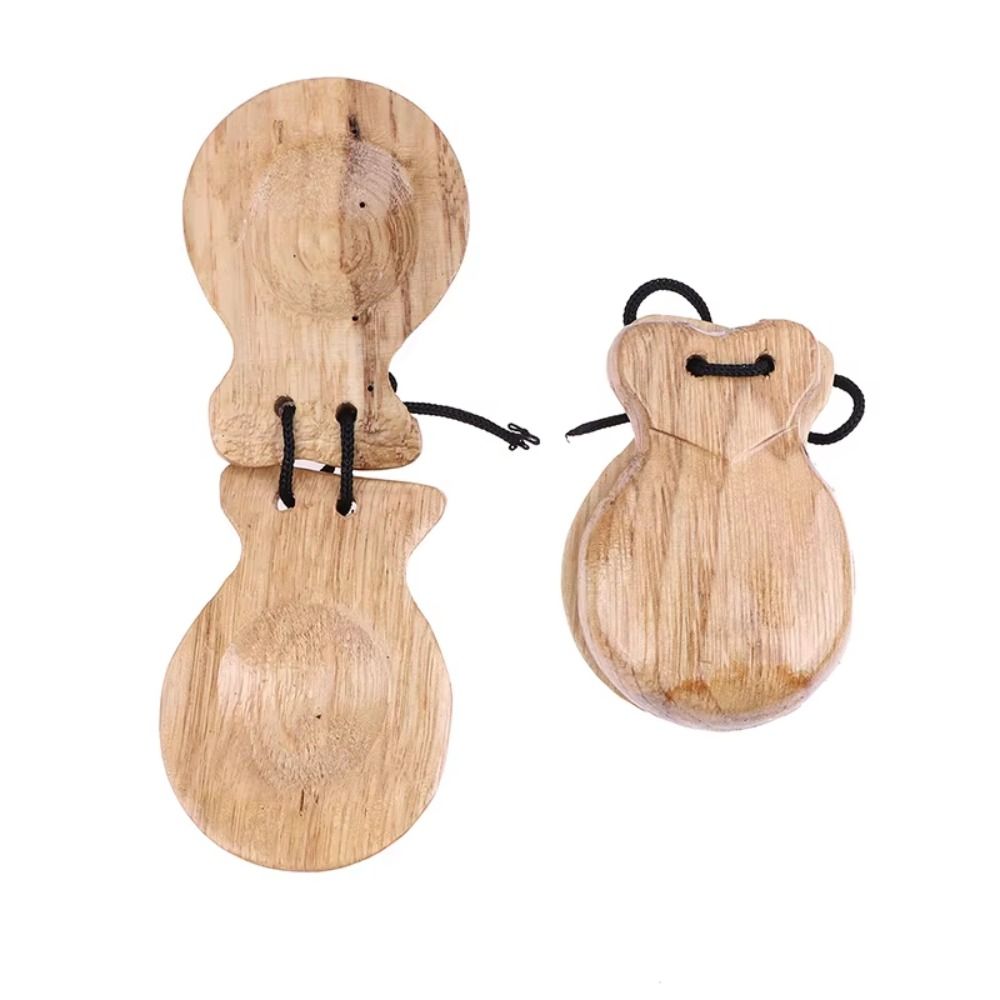 Orff Percussion Wood Castanets - đánh giá và giá Castanet Flamenco