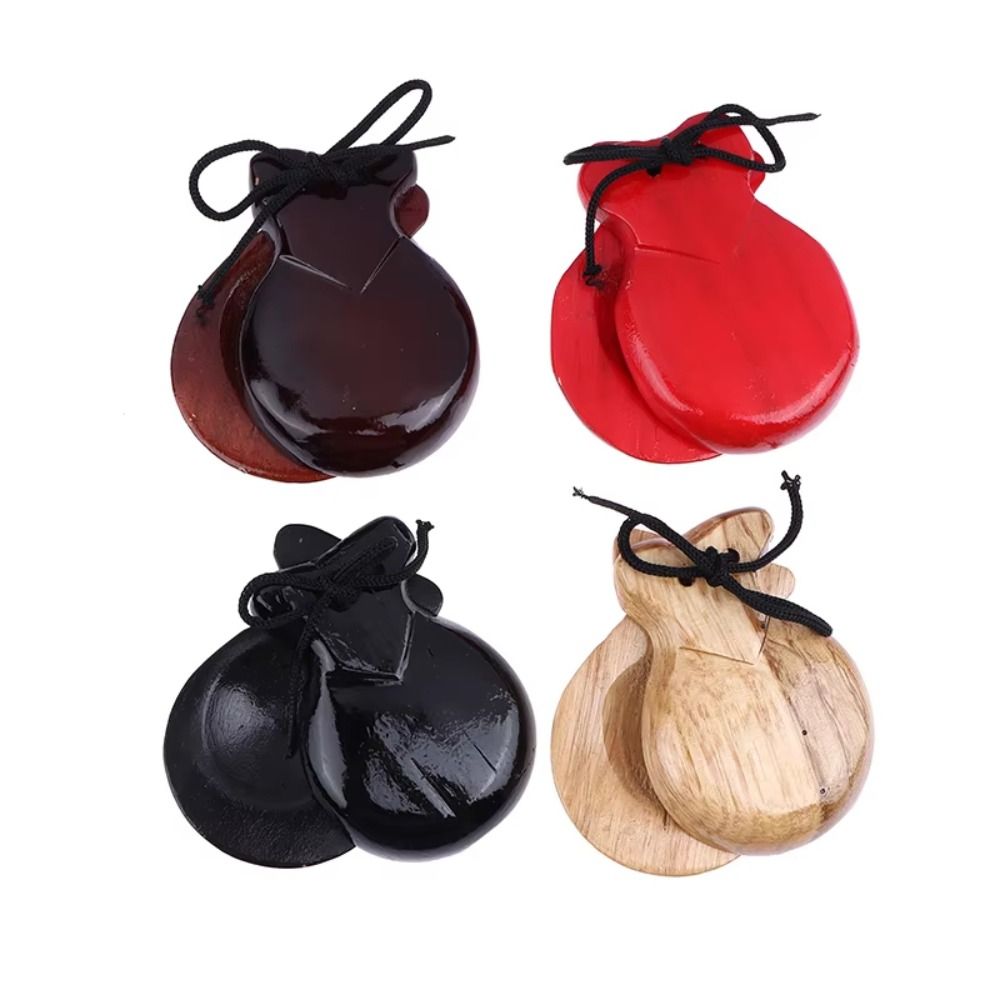 Orff Percussion Wood Castanets - đánh giá và giá Castanet Flamenco