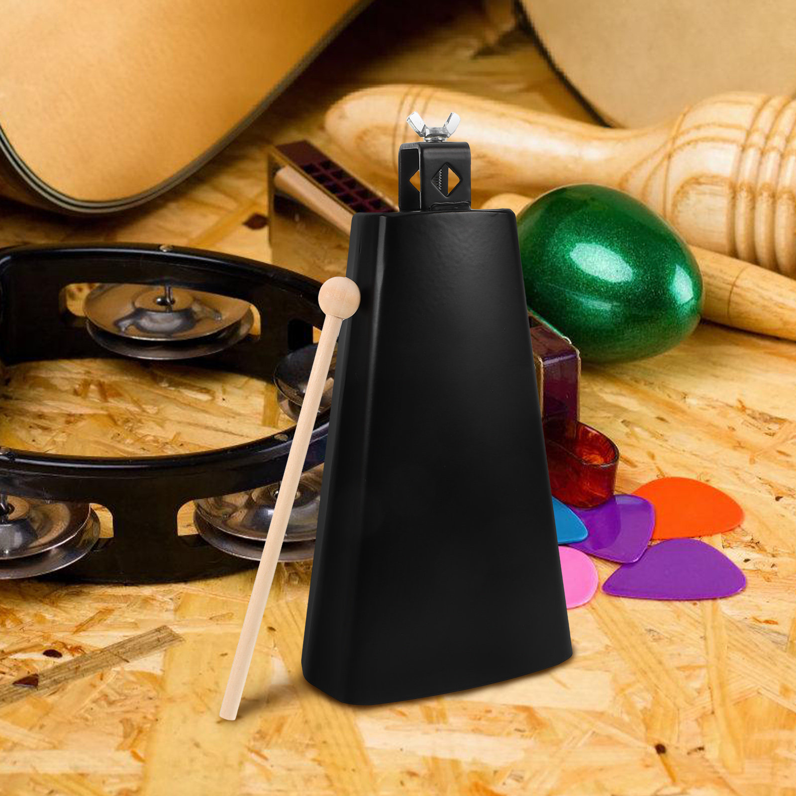 1Set Metal Cowbell Instrument  - đánh giá và giá Musical Instrument Kit