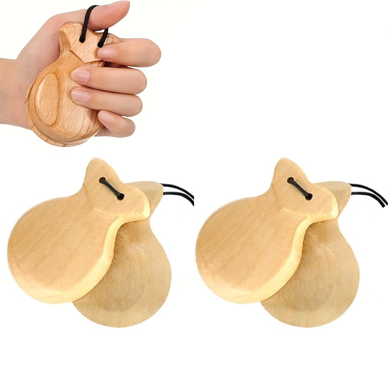 2 Pack Spanish Castanets Flame - đánh giá và giá Castanet Flamenco