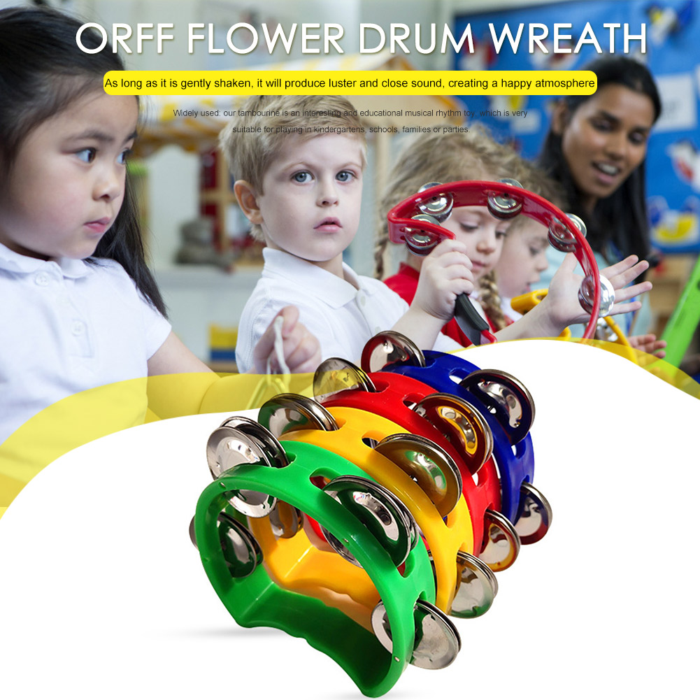 4pcs Tambourine Jingles Rattle - đánh giá và giá Musical Instrument All