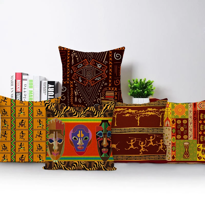 Retro African Woman Cushion Co - đánh giá và giá Musical Instrument Of Africa
