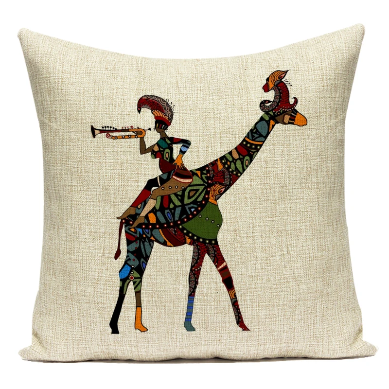 Retro African Woman Cushion Co - đánh giá và giá Musical Instrument Of Africa