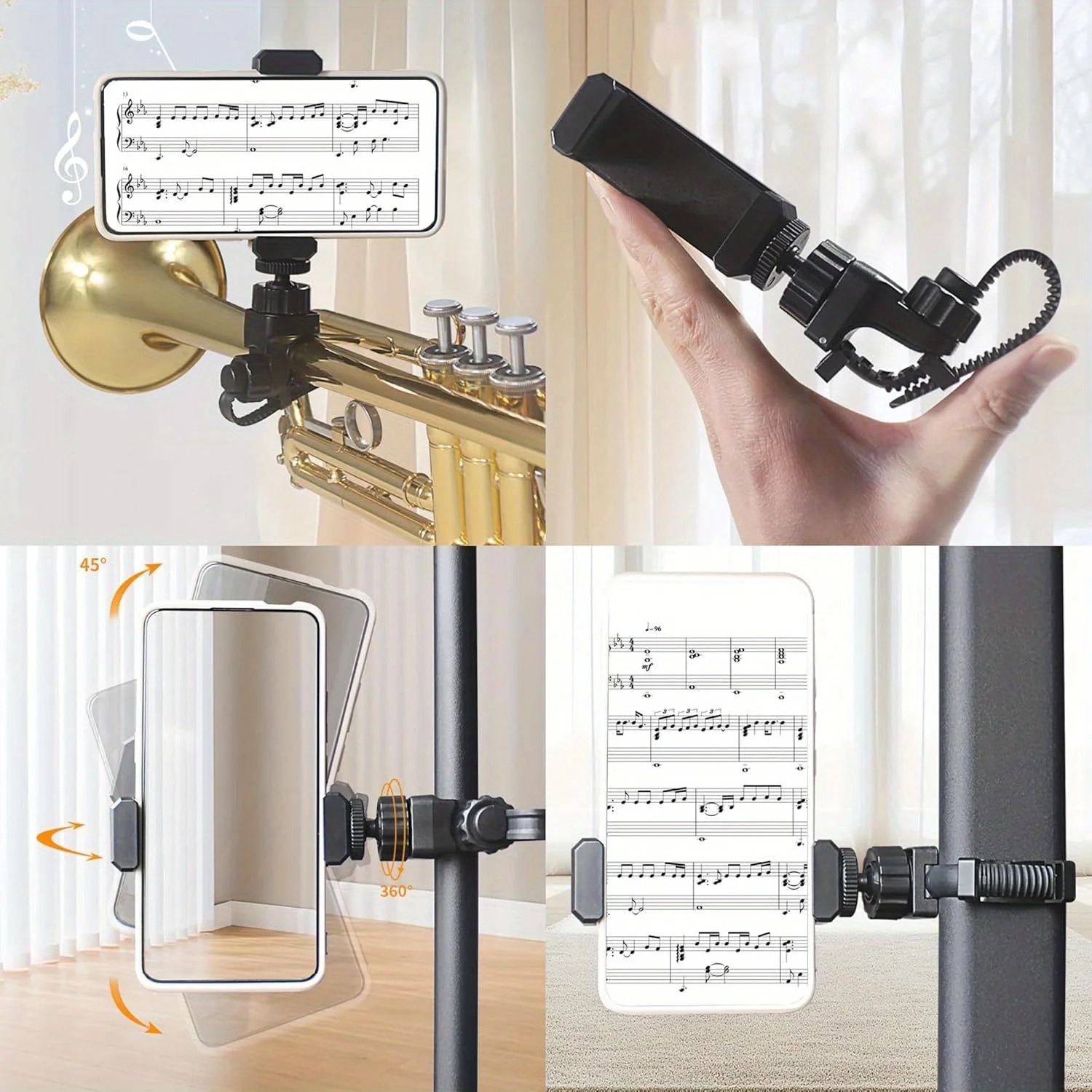 Metal Music Lyre Clip Phone St - đánh giá và giá Musical Instrument Saxophone