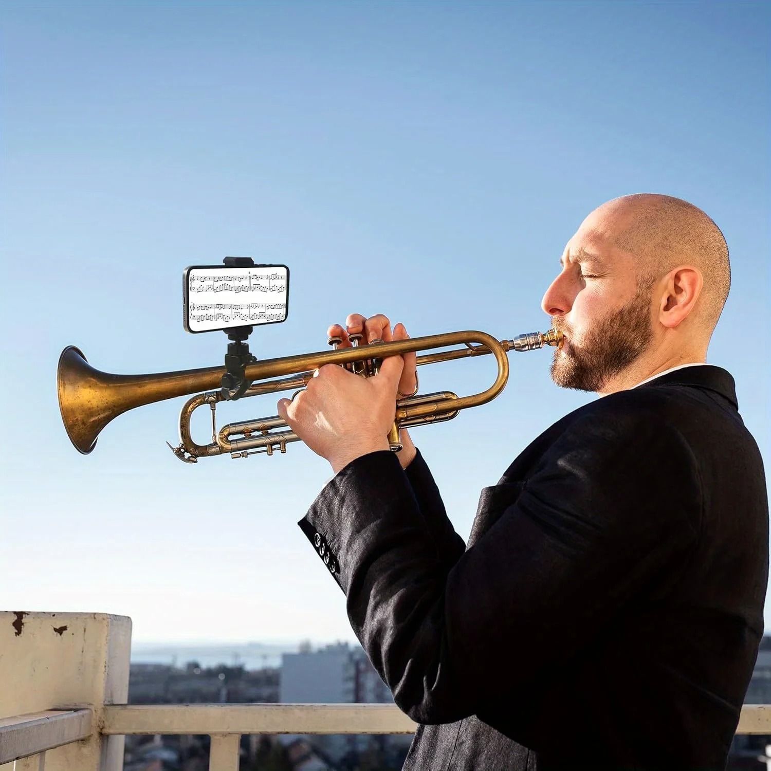 Metal Music Lyre Clip Phone St - đánh giá và giá Musical Instrument Saxophone
