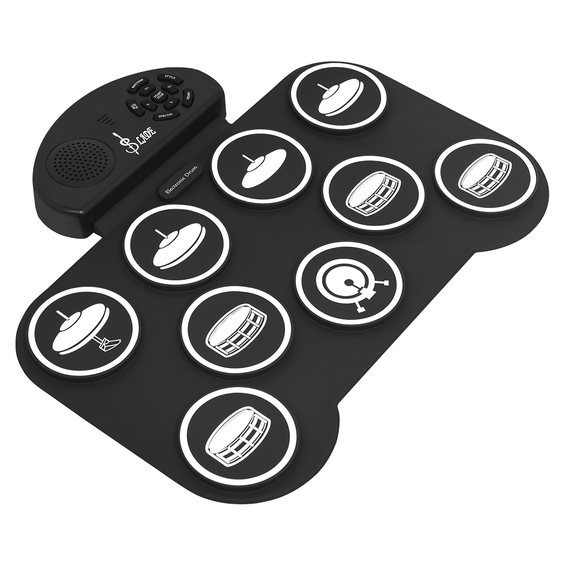 Foldable 9 Pads Roll‑Up Electr - đánh giá và giá Musical Instrument Kit