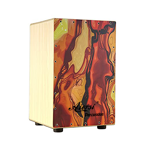 Colour Wood Hand Cajon Box Dru - đánh giá và giá Musical Instrument Kit
