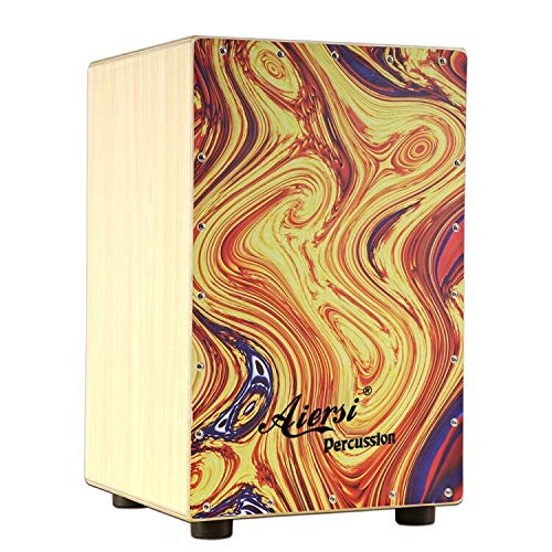 Colour Wood Hand Cajon Box Dru - đánh giá và giá Musical Instrument Kit