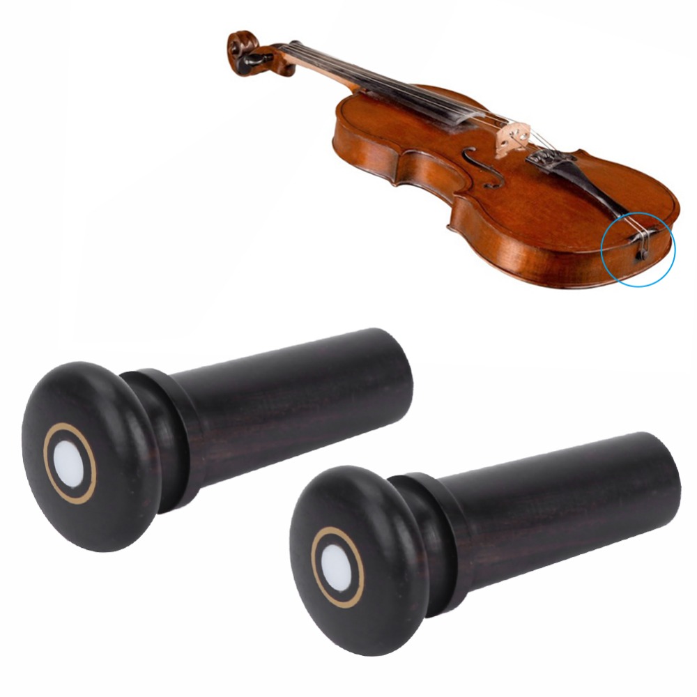 2PCS Ebony Violin Tail Endpin  - đánh giá và giá Musical Instrument Ending In A