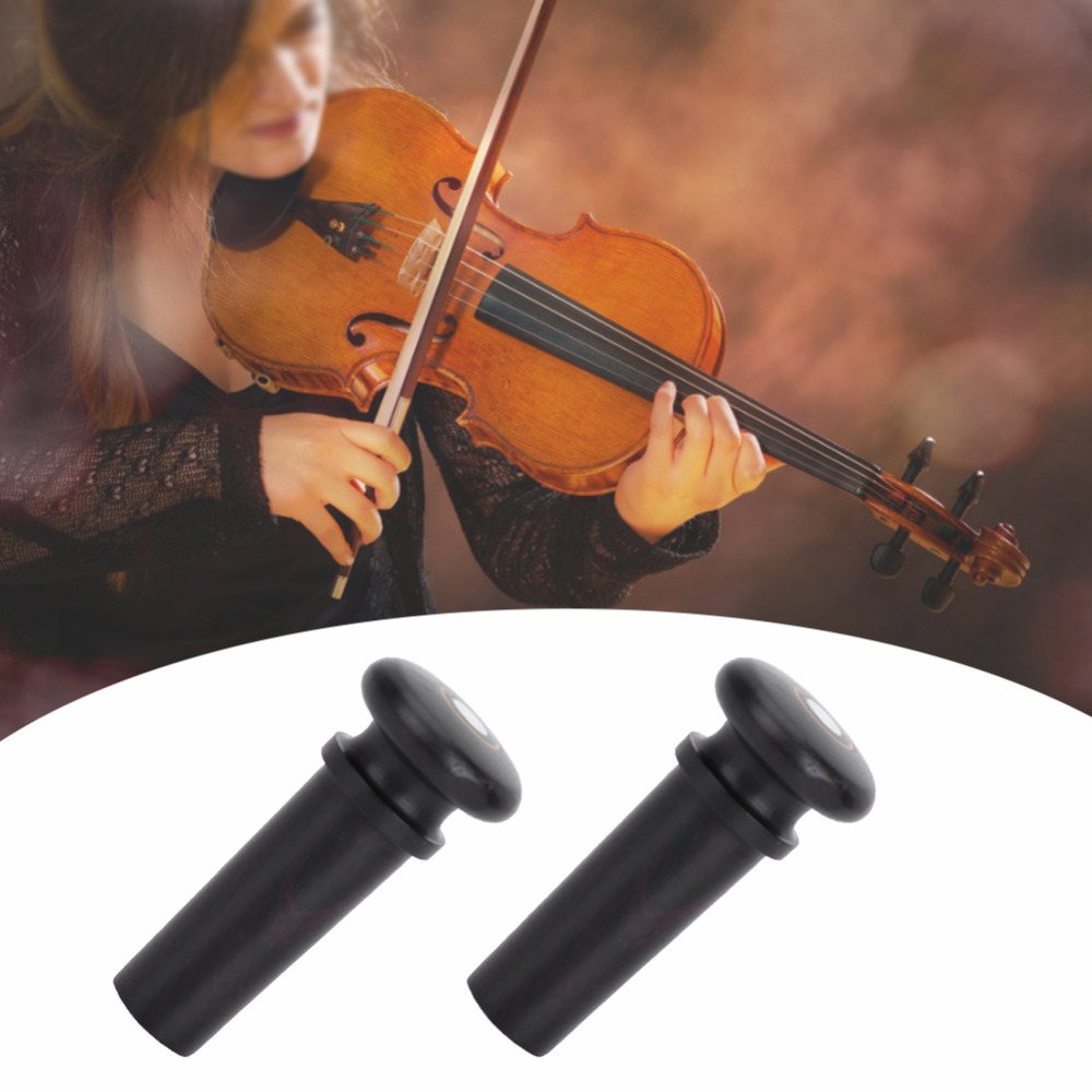 2PCS Ebony Violin Tail Endpin  - đánh giá và giá Musical Instrument Ending In A